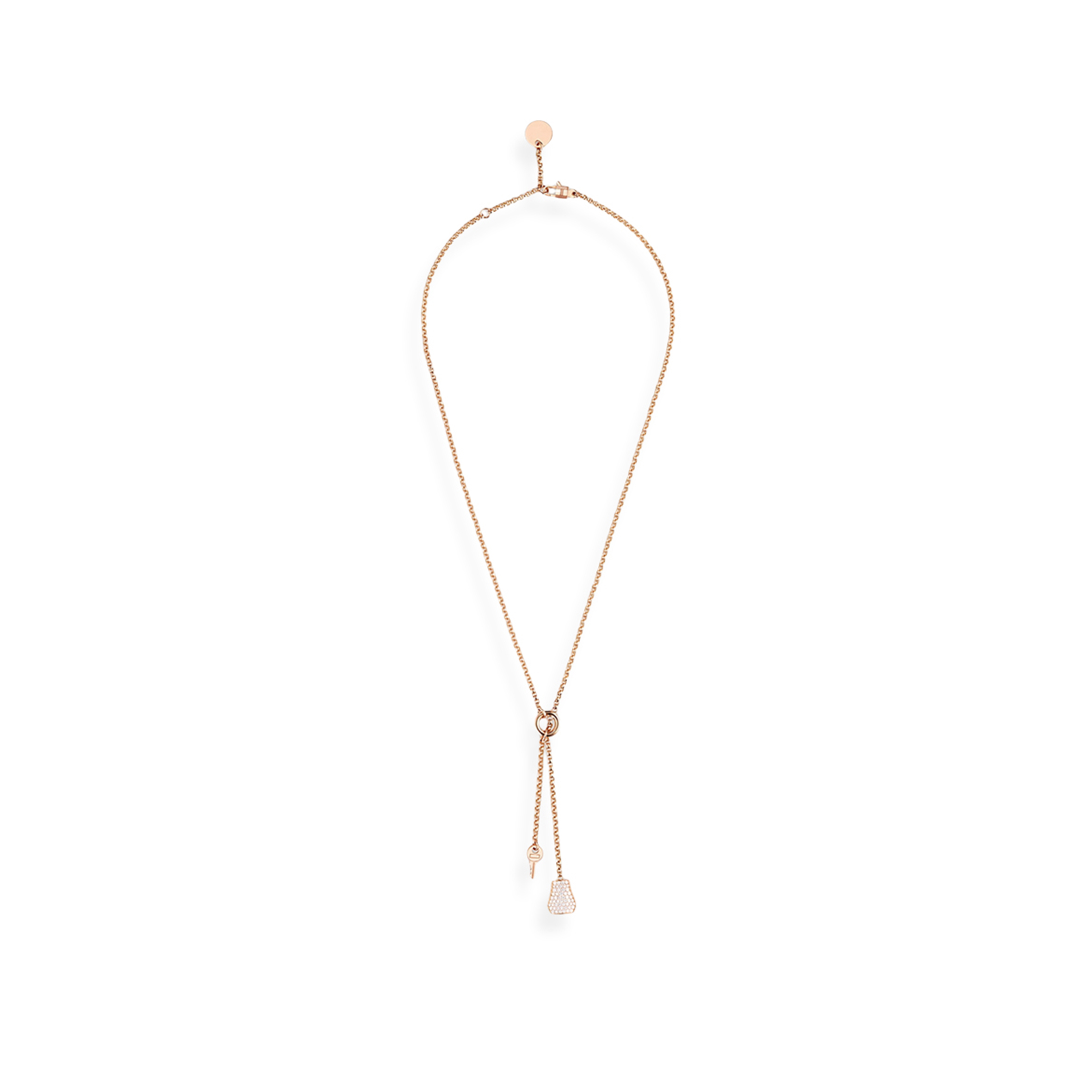 H**me5 kelly clochette necklace, small model h221205bv00